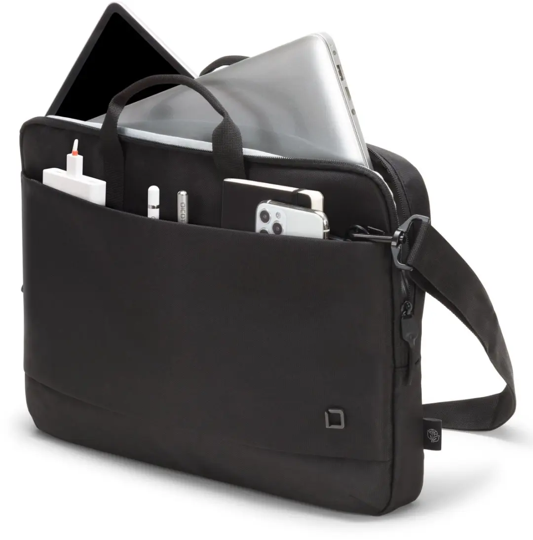 Dicota D31871-RPET Laptoptas 15,6" - Zwart - afbeelding 3 van 6
