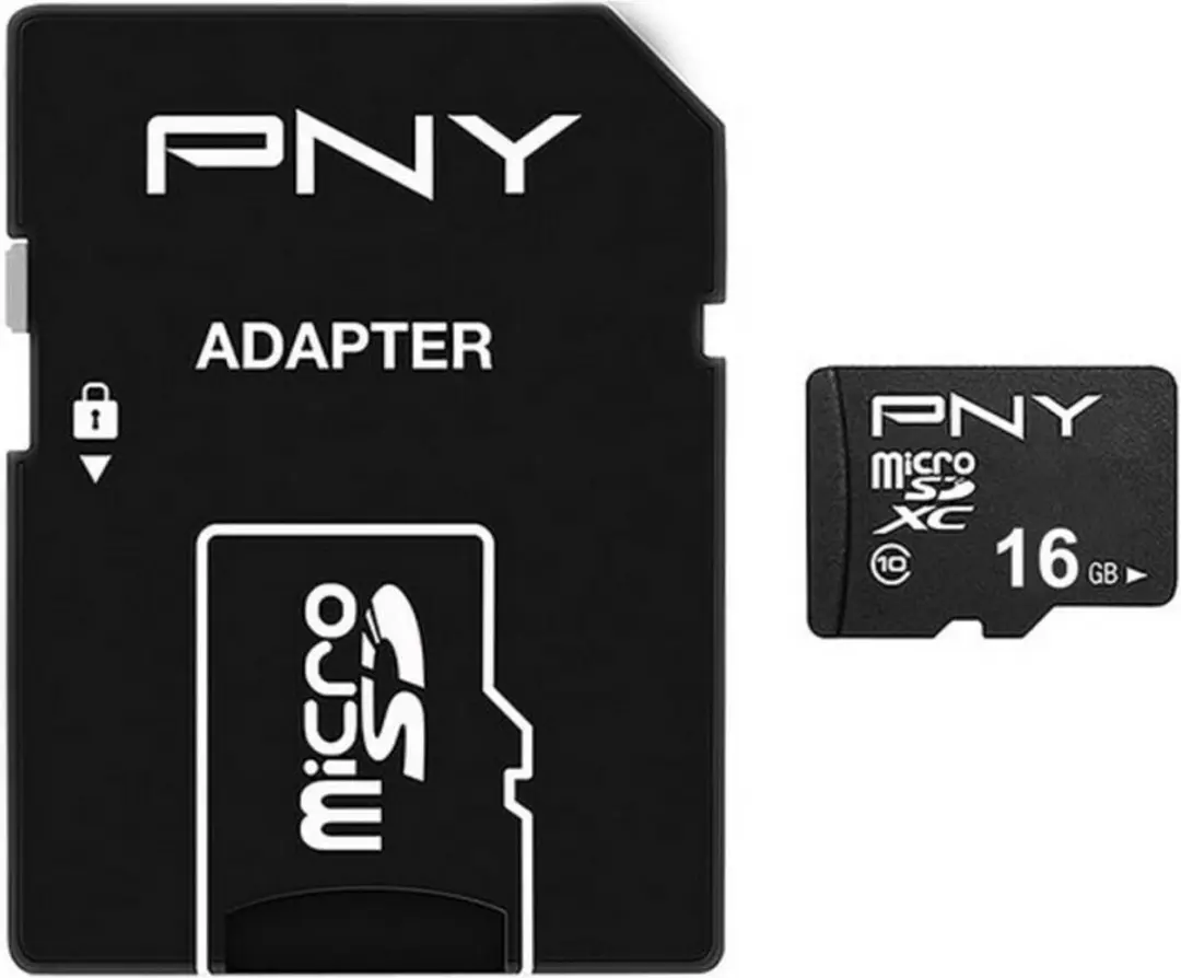 PNY MicroSD 32GB Klasse 10 Performance Plus PNYMICROSDPP32GO - Zwart