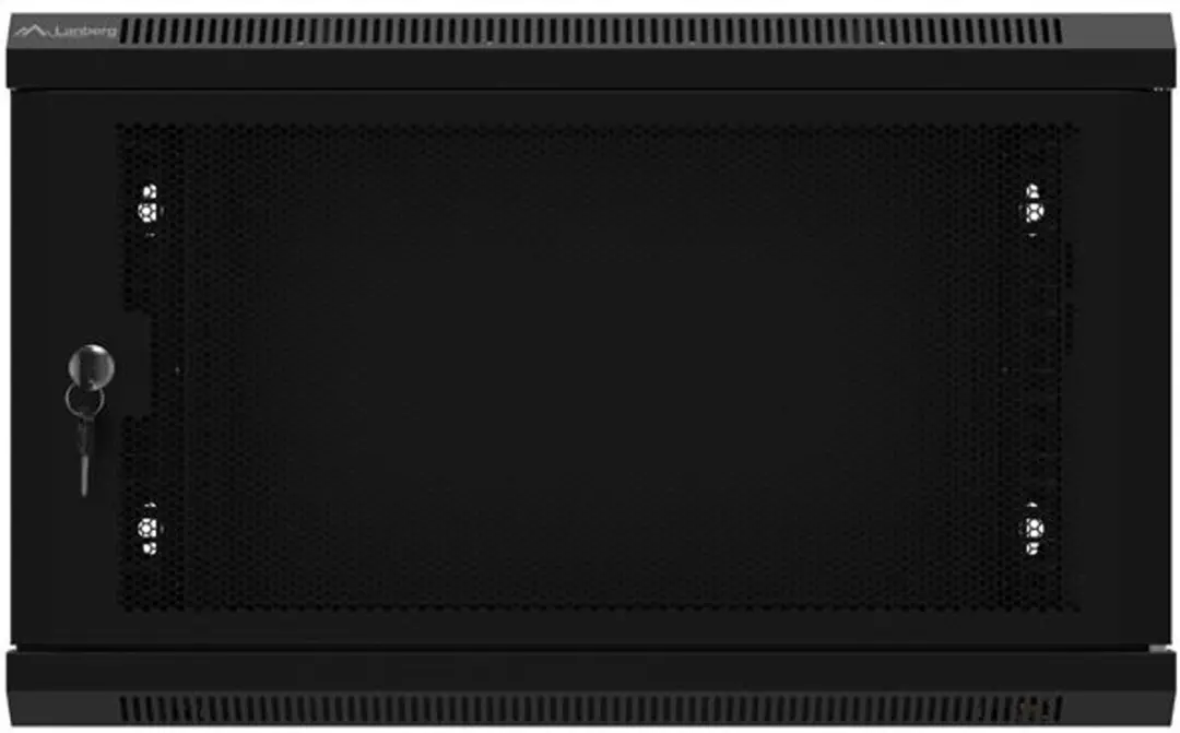 Lanberg Wandmontage Serverrack 19" 6U 600x450mm - Zwart