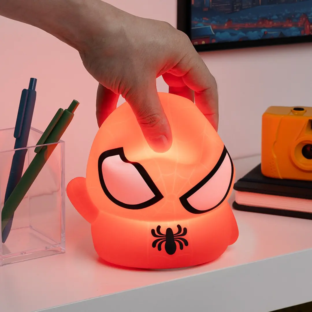 Spider-Man Squishy Lamp - Paladone - Rood