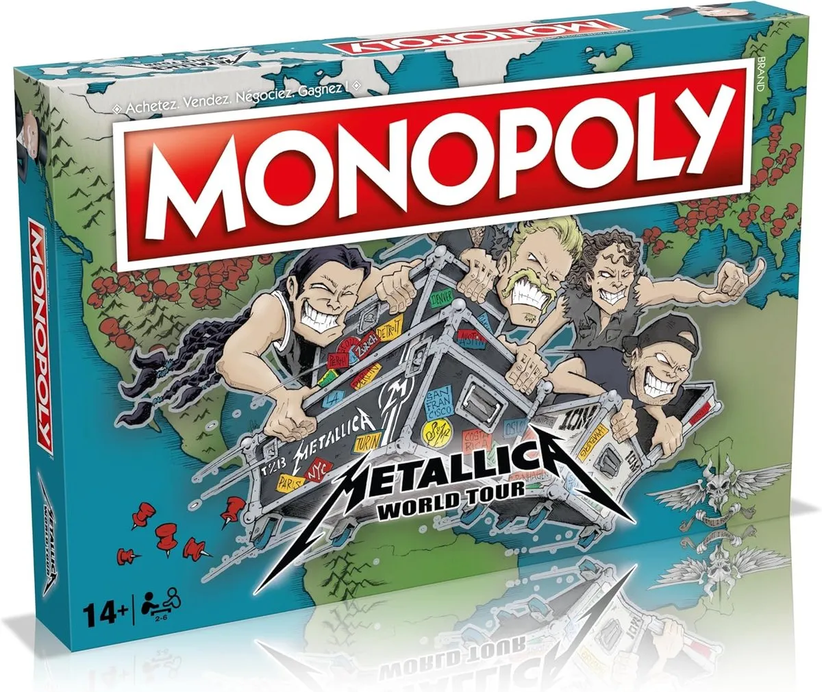 Winning Moves Monopoly Metallica World Tour - 2 tot 6 Spelers
