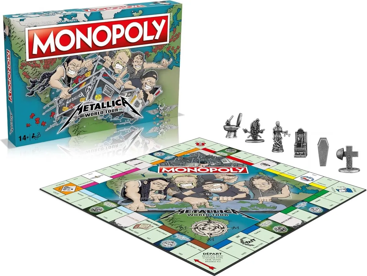 Winning Moves Monopoly Metallica World Tour - 2 tot 6 Spelers