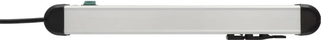 Brennenstuhl Premium Alu-Line 8-voudig 3m Stekkerdoos - Zilver/Zwart