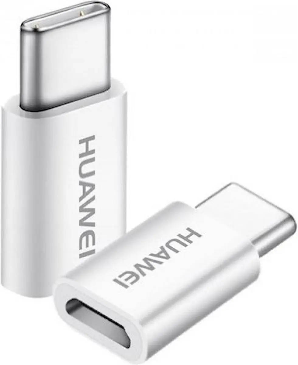 Huawei AP52 USB-C 3.1 OTG Adapter - 10 Stuks Wit