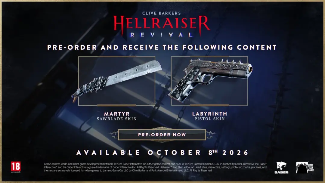 Clive Barker's Hellraiser Revival Day One Edition PS5