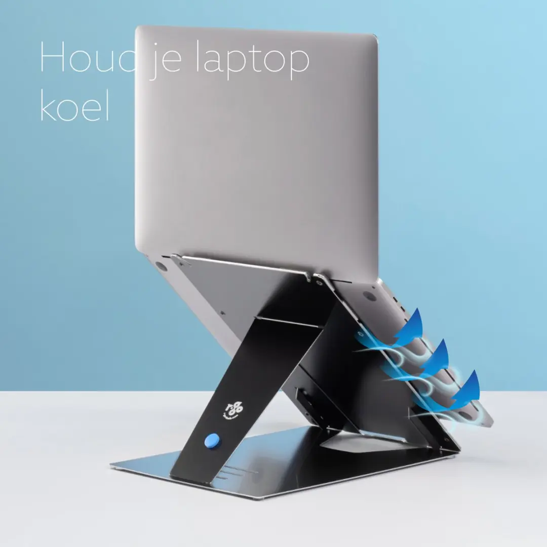 R-Go Riser Duo RGORIDUOBL Laptop/Tabletstand - 17-22" - Zwart