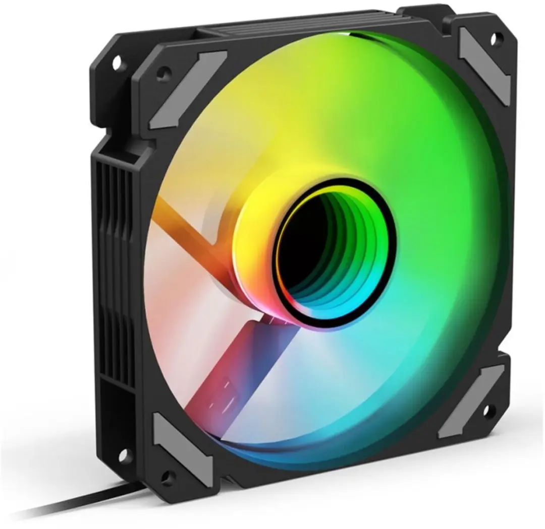 Sharkoon SHARK Mirror RGB PWM REVERSE Ventilator 12cm