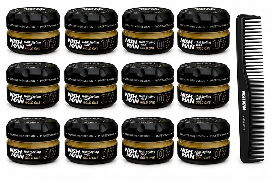 Nishman Hair Styling Wax Gold One 07