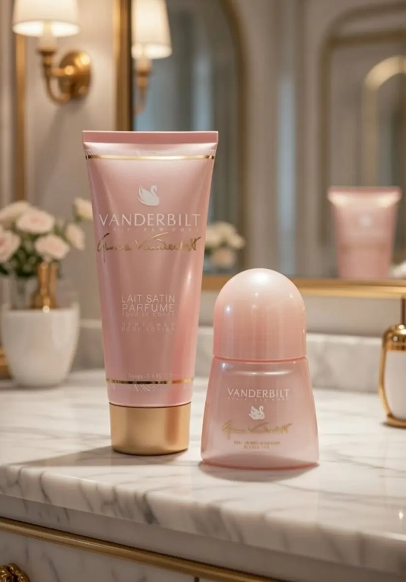 Gloria Vanderbilt Bodylotion 100ml & Deo Roller 50ml - 2 Stuks