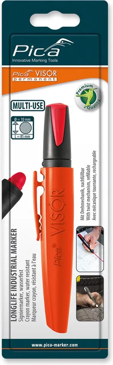 Pica 990/40 VISOR Navulbare Markerstift - Rood