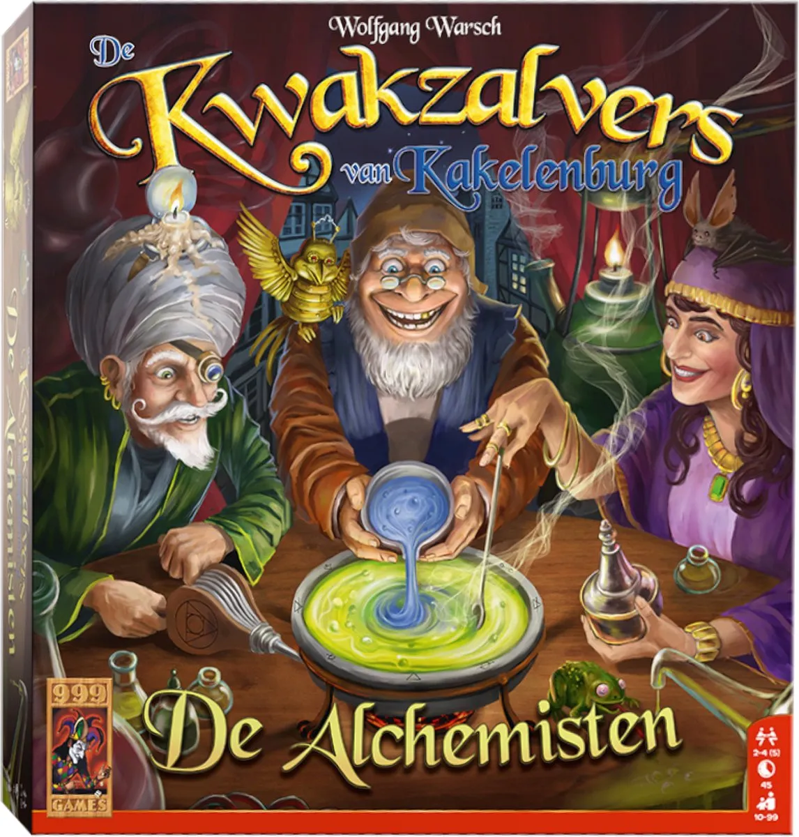 999 Games De Kwakzalvers van Kakelenburg Alchemisten Uitbreiding Bordspel - 2-4 Spelers
