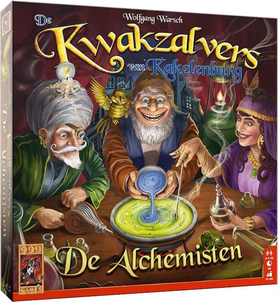 999 Games - De Kwakzalvers van Kakelenburg: De Alchemisten - Uitbreiding - Bordspel