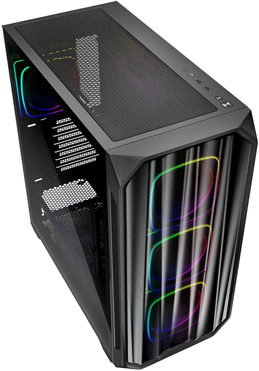 Sharkoon AK5M RGB Midi Tower - Zwart