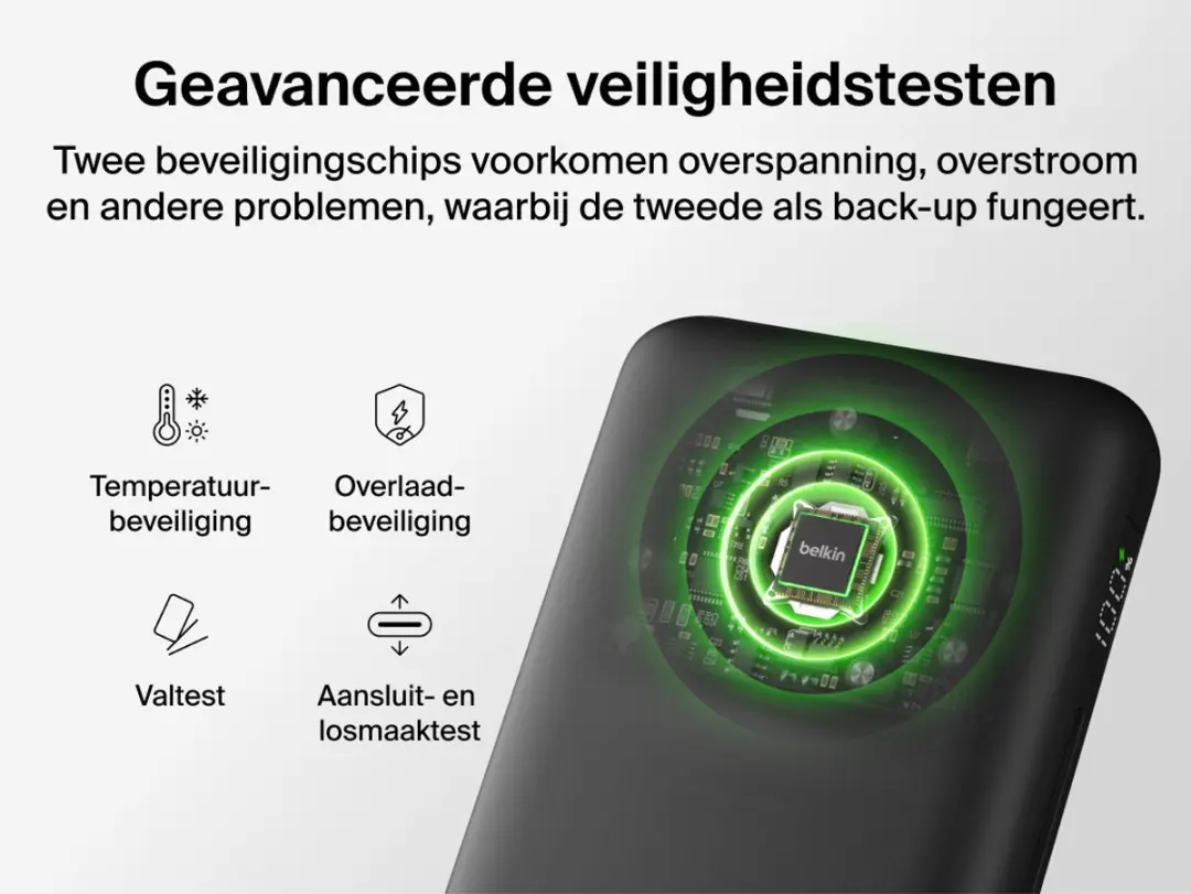 Belkin UltraCharge Pro BPB039HQBK Powerbank 25.000mAh - 140W USB-C - Zwart