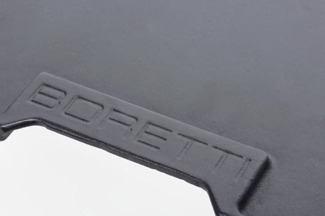 Boretti Carbone Grillplaat BBA130 - Gietijzer - Zwart