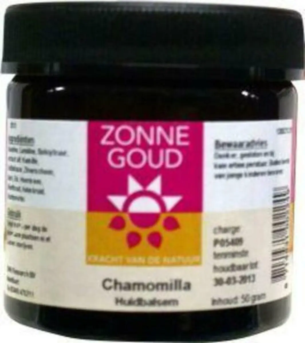 Zonnegoud Chamomilla Huidbalsem 50ml
