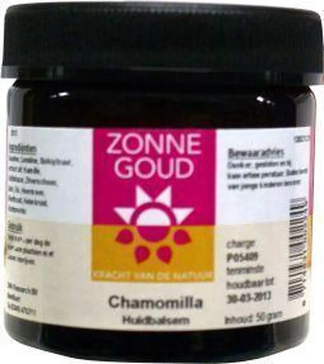 Zonnegoud Chamomilla Huidbalsem 50ml