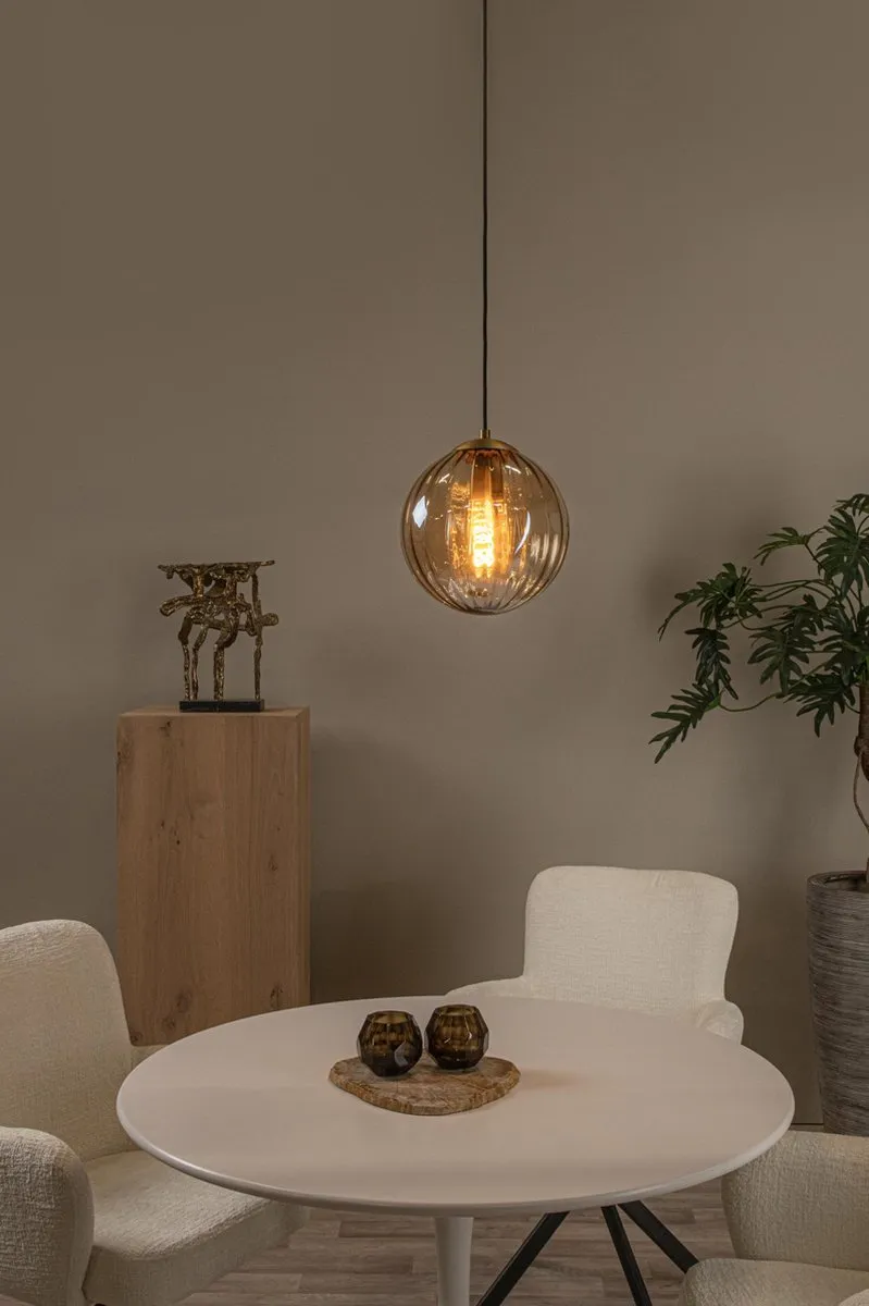 Lucide Monsaraz Hanglamp Ø25cm - E27 - Amber