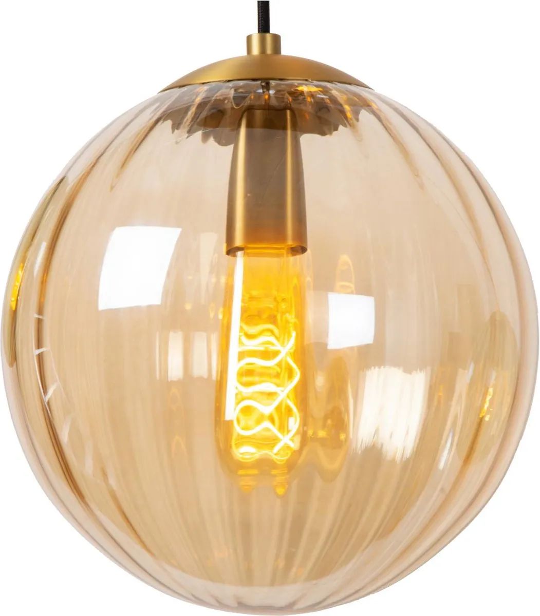 Lucide Monsaraz Hanglamp Ø25cm - E27 - Amber