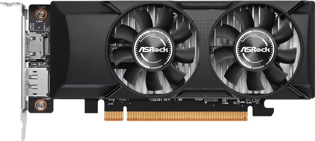 ASRock Intel Arc A310 Low Profile 4GB GDDR6 - Zwart