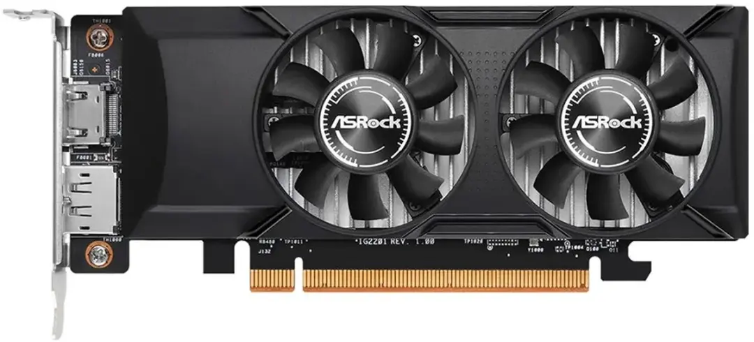 ASRock Intel Arc A310 Low Profile 4GB GDDR6 - Zwart