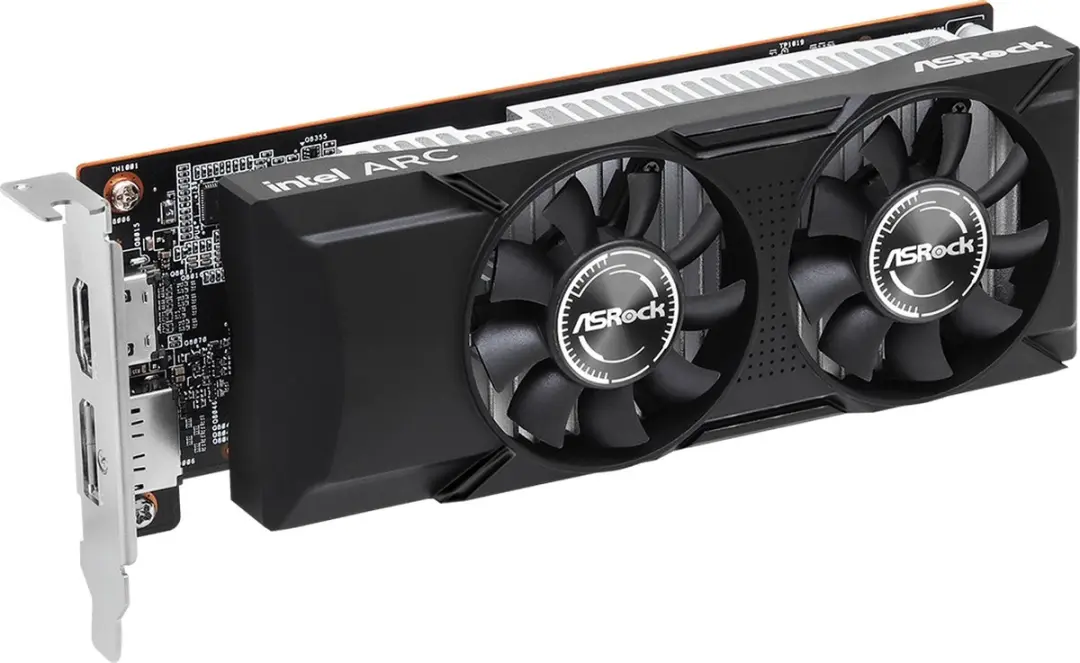 ASRock Intel Arc A310 Low Profile 4GB GDDR6 - Zwart