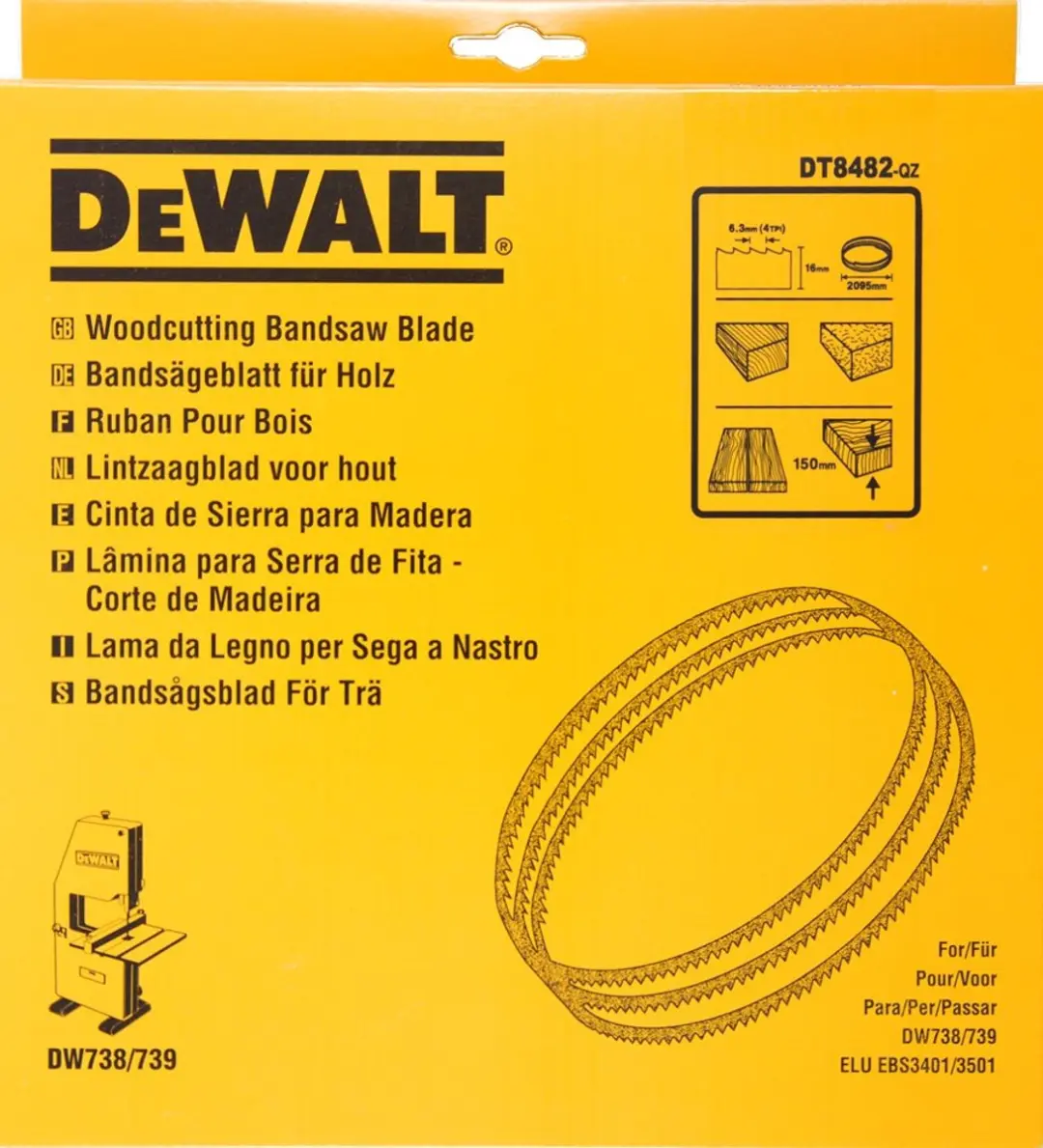 DeWalt DT8482 Lintzaagblad 2095x16x0.6mm