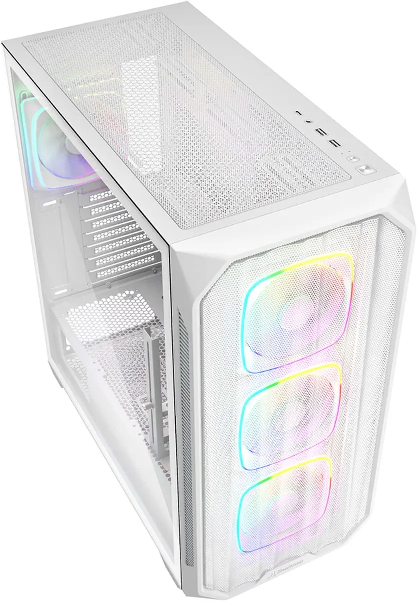 Sharkoon AK5M RGB Midi Tower - Wit