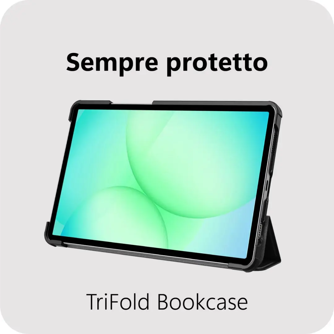 Just in Case TSA2812TF1 Tablethoes - Samsung Galaxy Tab A11 - Zwart