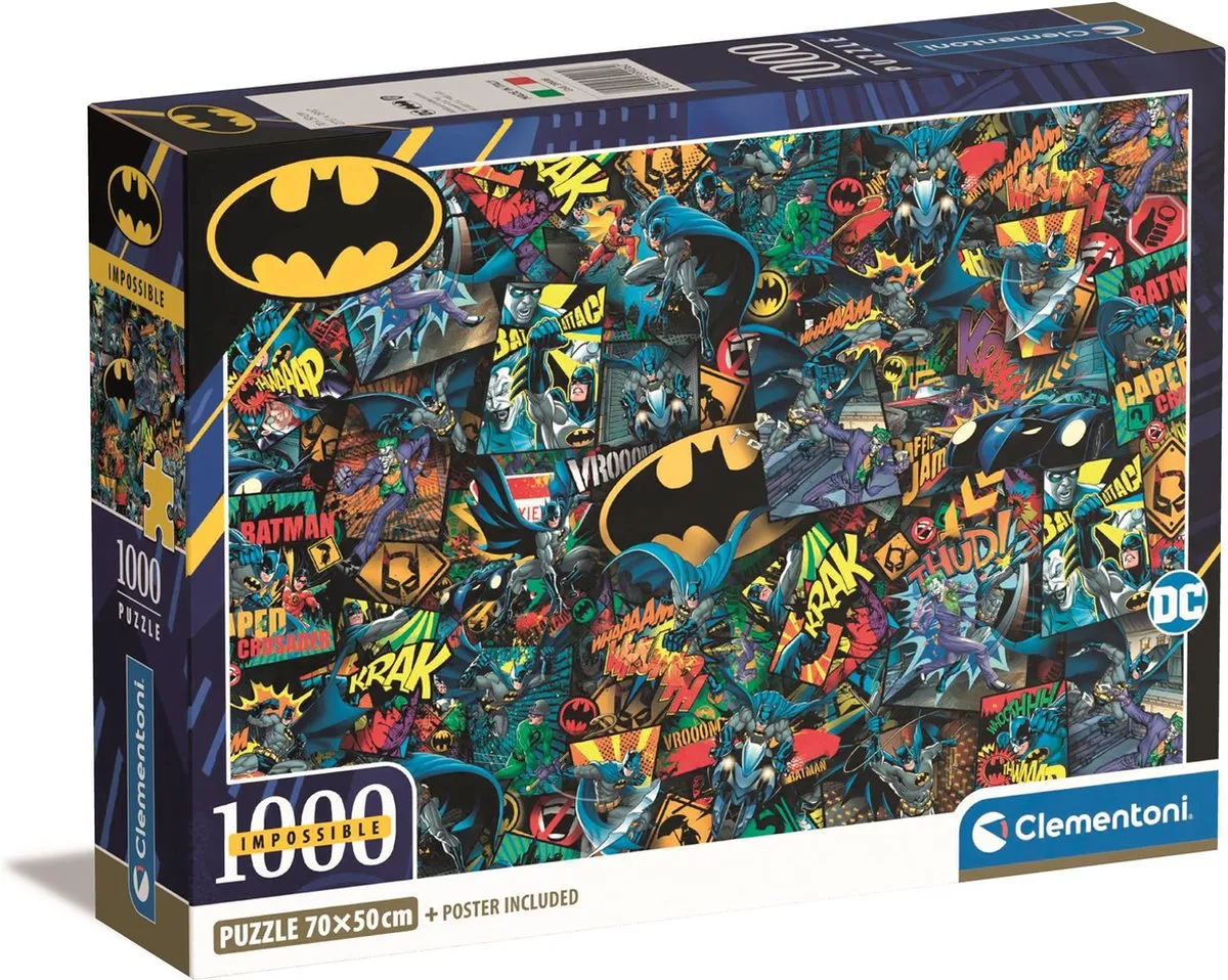 Clementoni Batman DC Puzzel 1000 Stuks