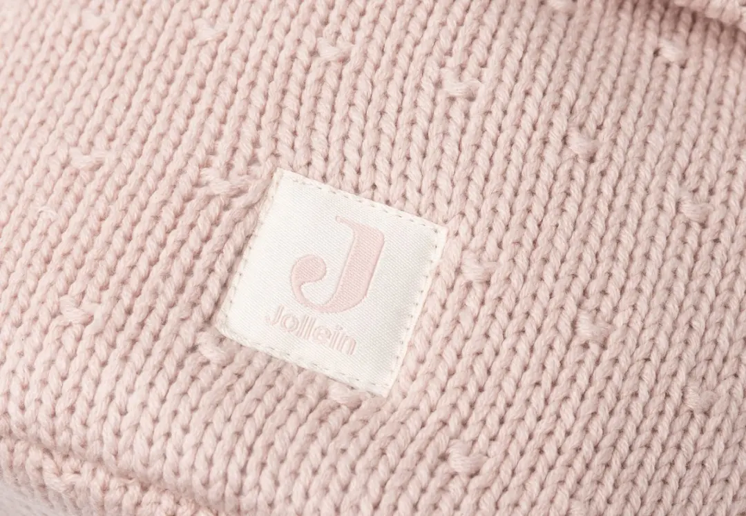 Jollein Commodemandje Sprinkle Knit Silk Rose