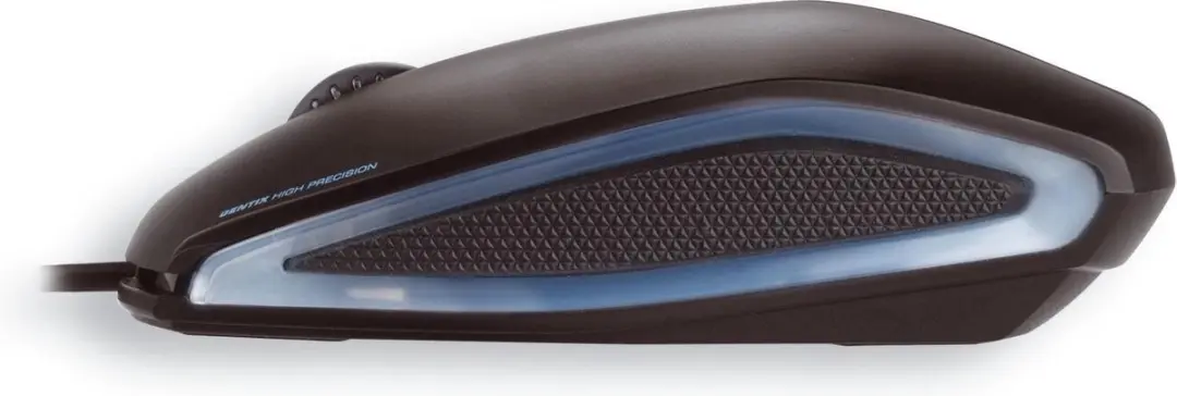 Cherry Gentix Illuminated 67610 Muis - Ambidextrous - 1000 DPI - Zwart