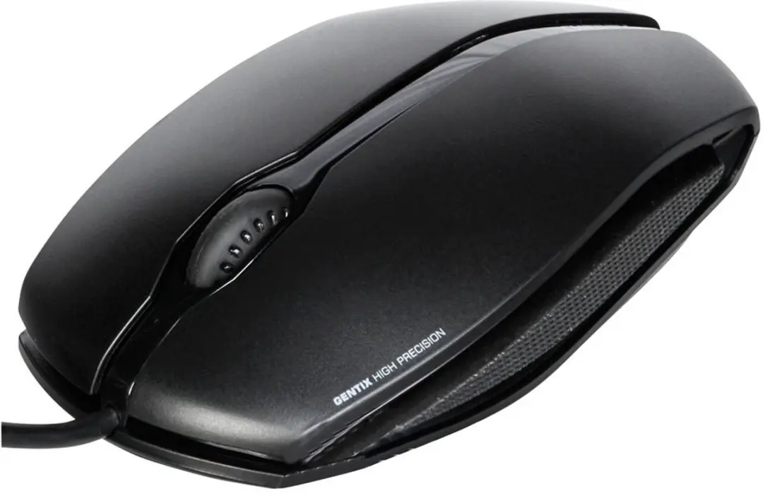 Cherry Gentix Illuminated 67610 Muis - Ambidextrous - 1000 DPI - Zwart