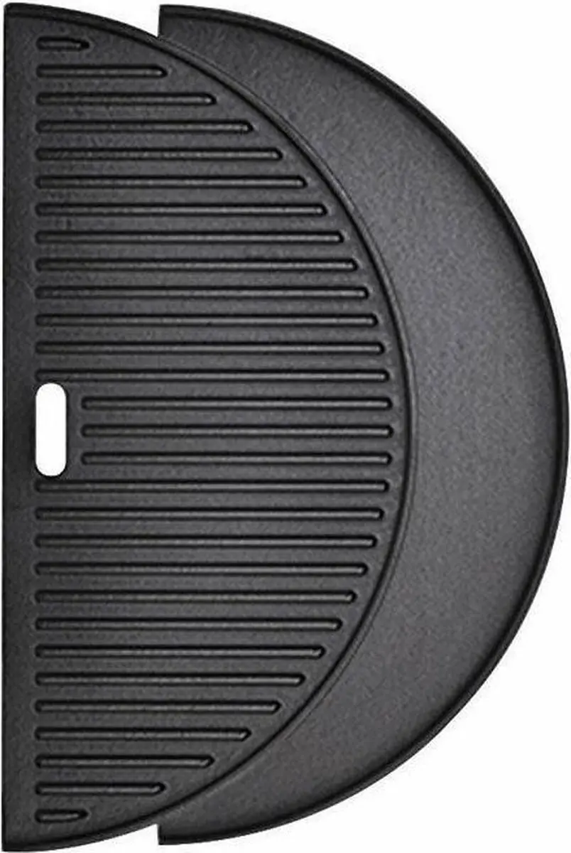 Kamado Joe Halve Maan Gietijzeren Bakplaat STKY-00011551 - Zwart