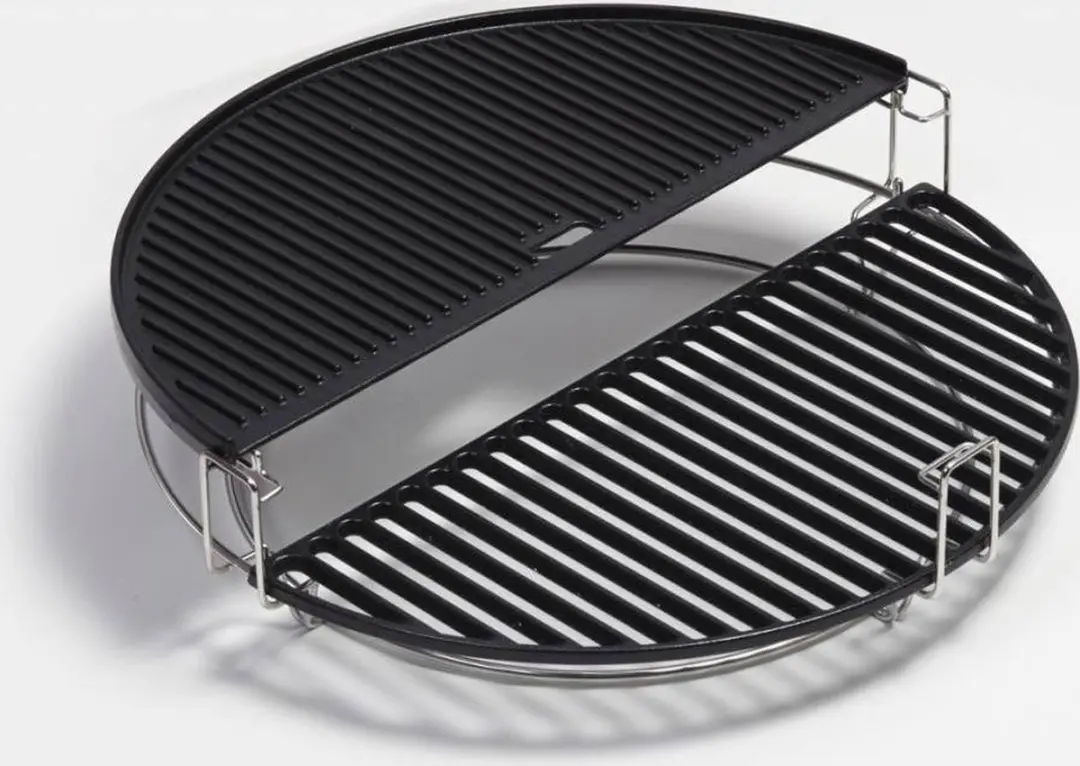 Kamado Joe Halve Maan Gietijzeren Bakplaat STKY-00011551 - Zwart