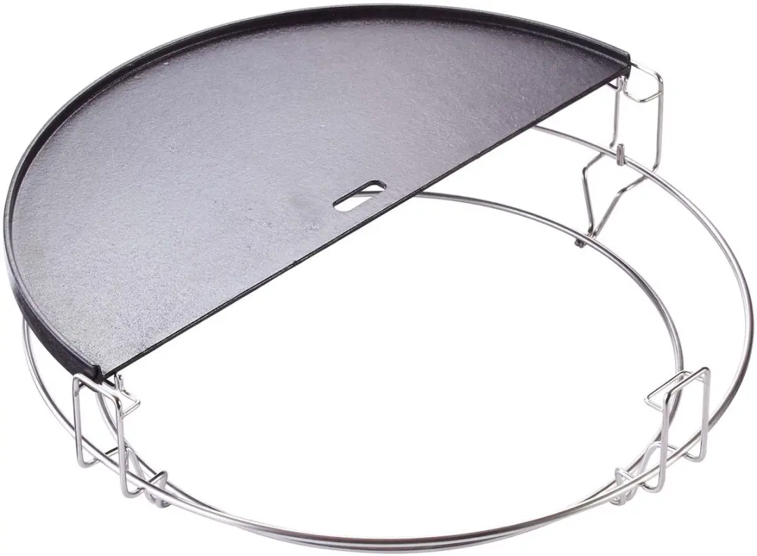 Kamado Joe Halve Maan Gietijzeren Bakplaat STKY-00011551 - Zwart