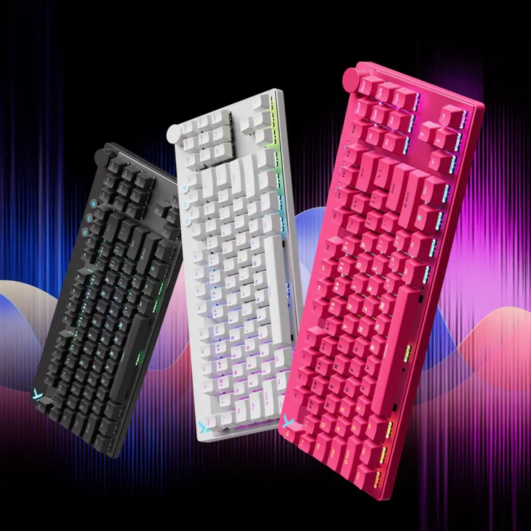 MCHOSE Mix 87 Gaming Keyboard - Wit - 80% Layout