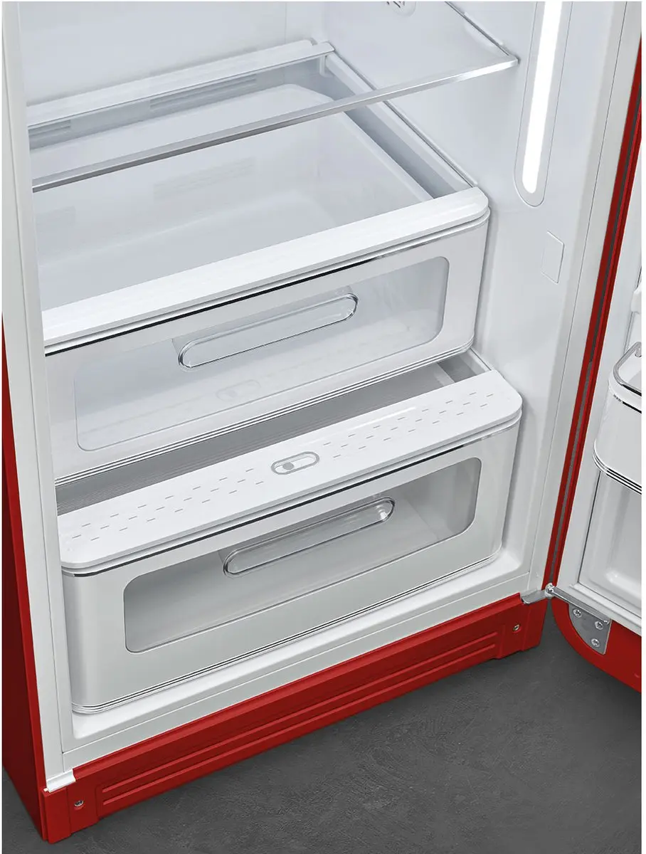 Smeg FAB28RRD6 Combi-Koelkast Vrijstaand 270L - Rood