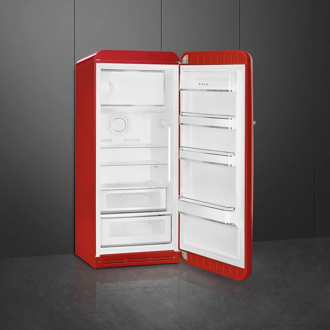 Smeg FAB28RRD6 Combi-Koelkast Vrijstaand 270L - Rood
