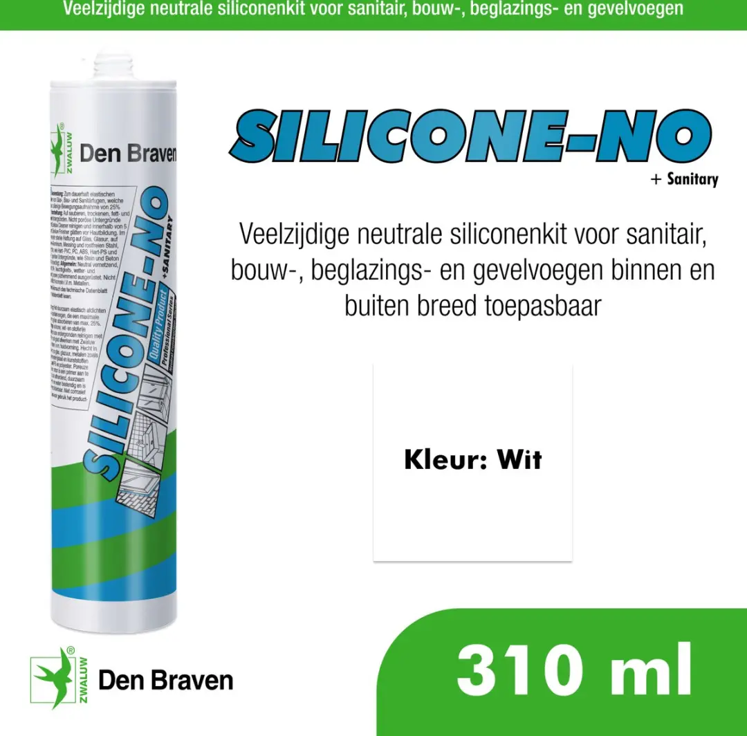 Den Braven Siliconenkit Jasmijn 310ml