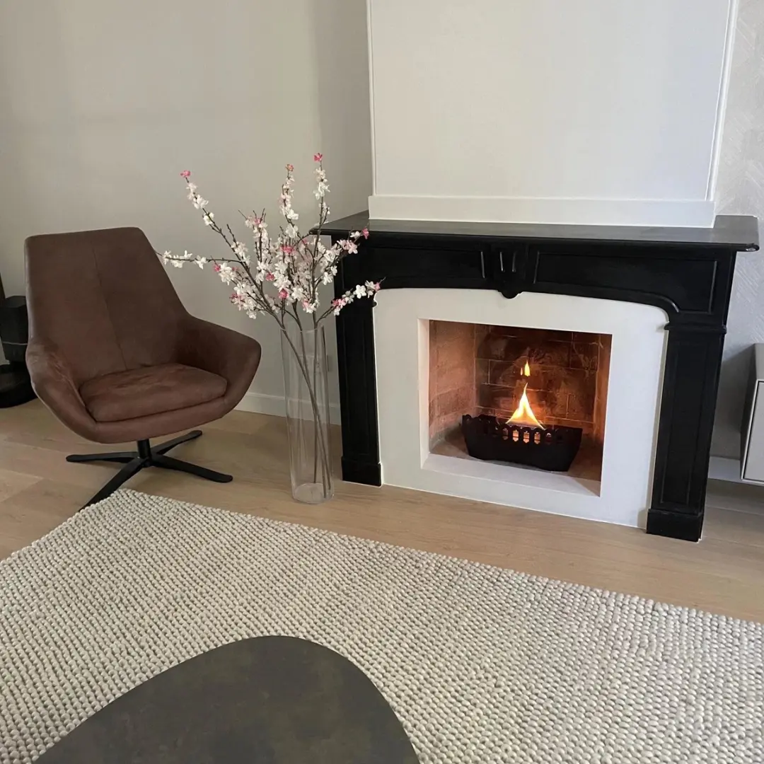 Tenderflame Classic Design Haard 2000W - Zwart - afbeelding 4 van 5
