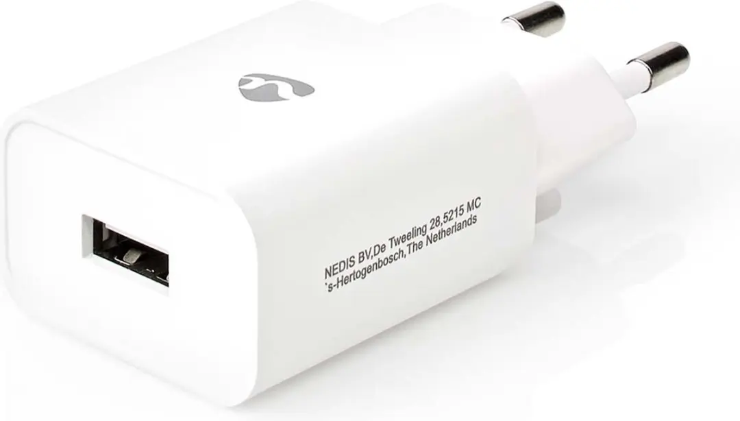 Nedis WCHAU242AWT Oplader 12W - USB-A - Wit - afbeelding 6 van 6