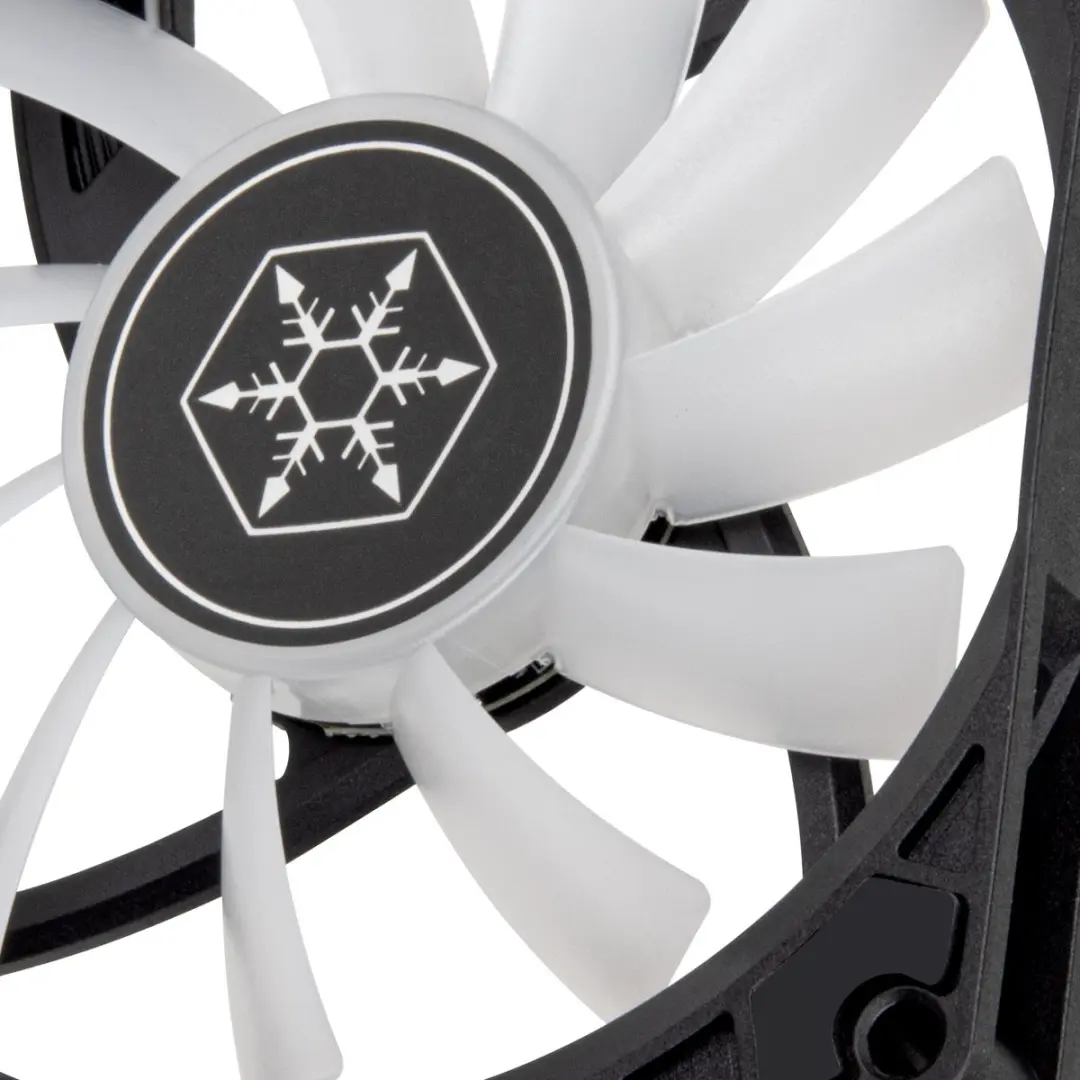 SilverStone Air Slimmer 90 ARGB Ventilator 92mm - 45.73 cfm - Zwart