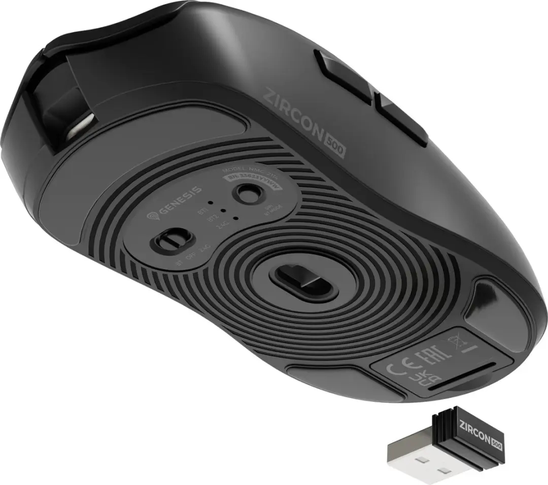 Genesis Zircon 500 Gamingmuis NMG-2113 - Draadloos 10.000DPI - Zwart - afbeelding 6 van 6