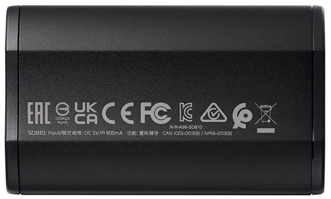 ADATA SE810 SD810-1000G-CBK Externe SSD 1TB - USB 3.2 - IP68 - Zwart