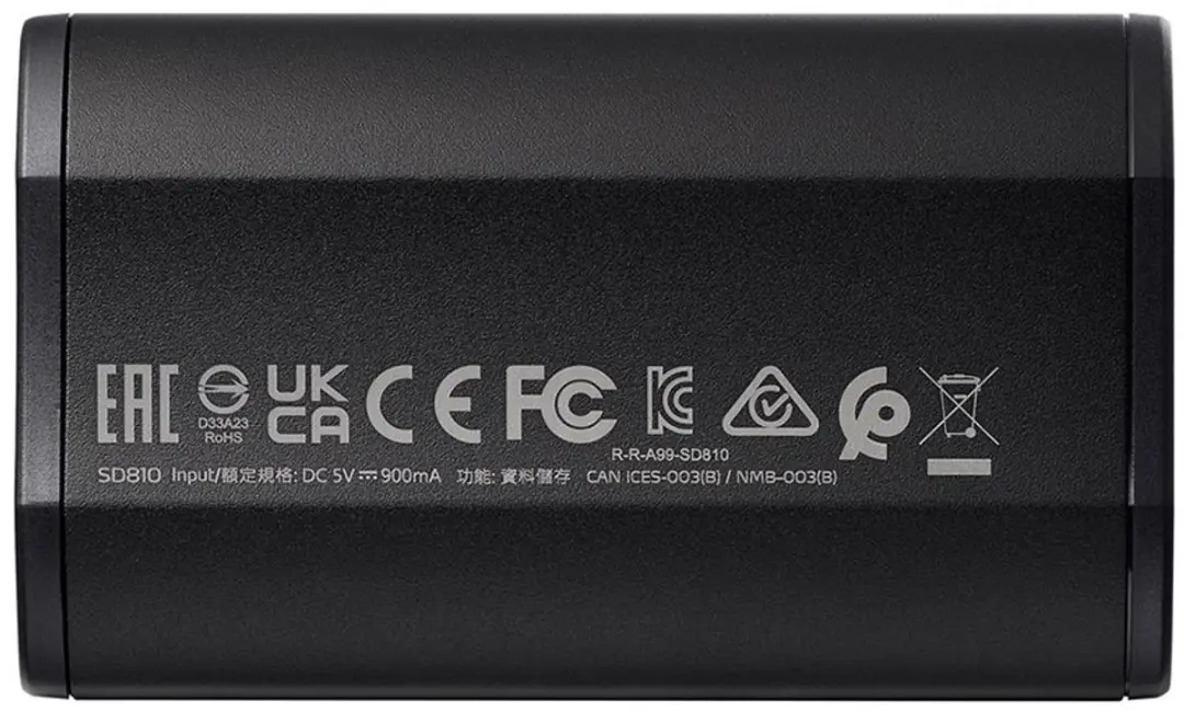ADATA SE810 SD810-1000G-CBK Externe SSD 1TB - USB 3.2 - IP68 - Zwart