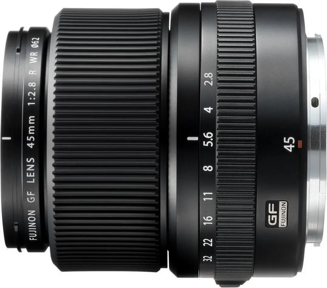 Fujifilm GF 45mm f/2.8 R WR - 62mm - Zwart