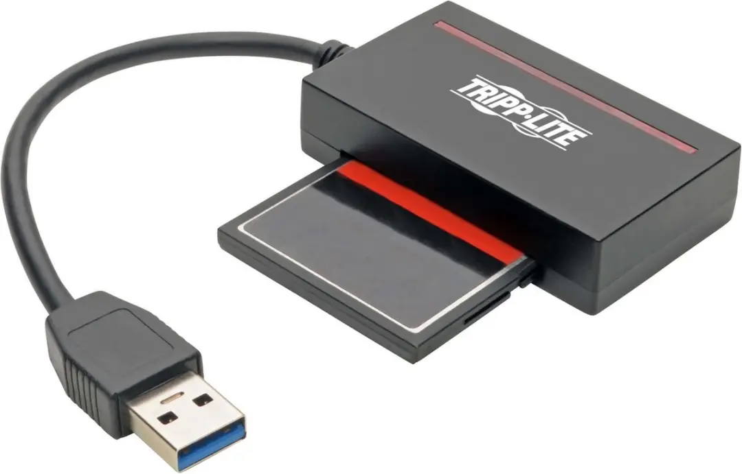 Tripp Lite U338-CF-SATA-5G Geheugenkaartlezer - USB 3.0 - Zwart