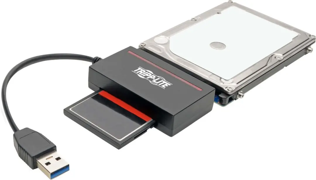 Tripp Lite U338-CF-SATA-5G Geheugenkaartlezer - USB 3.0 - Zwart