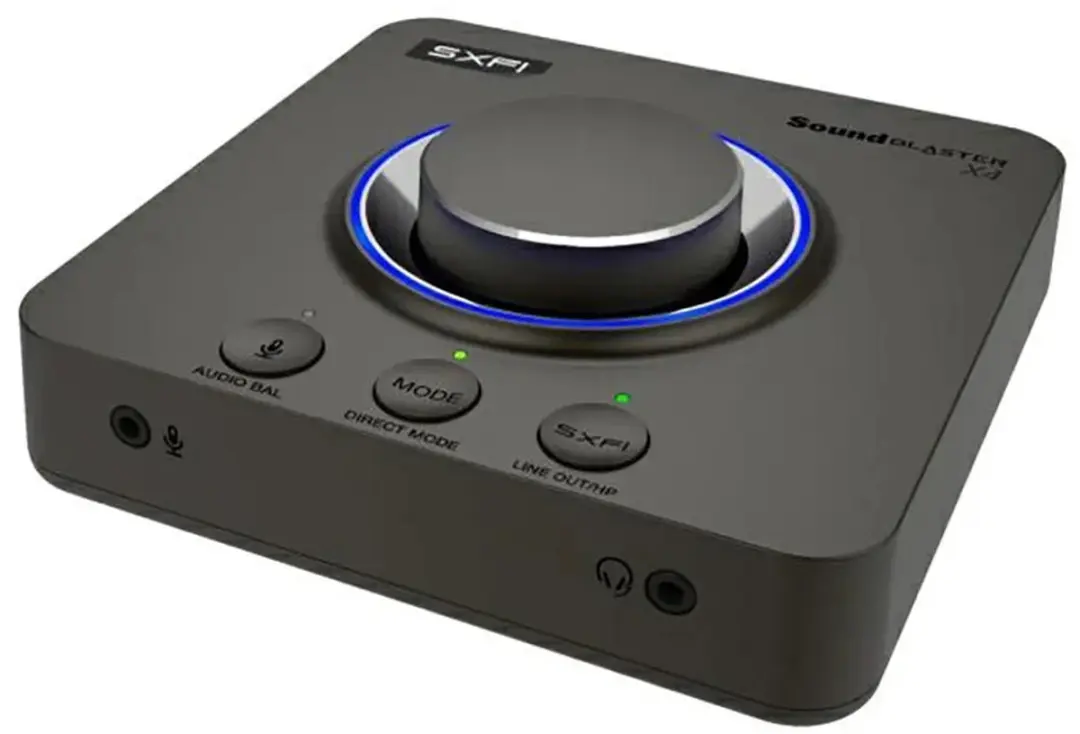 Creative Sound Blaster X4 USB-DAC & Versterker - 7.1 Surround - Zwart